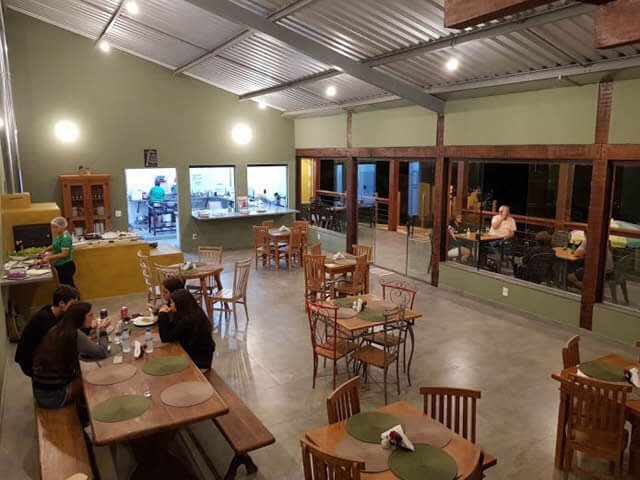 Restaurante na Serra da Canastra com culinária mineira